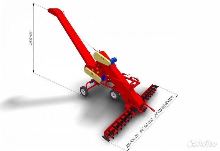 Зернометатель Завод Автотехнологий ЗМСН-100-21М, 2023