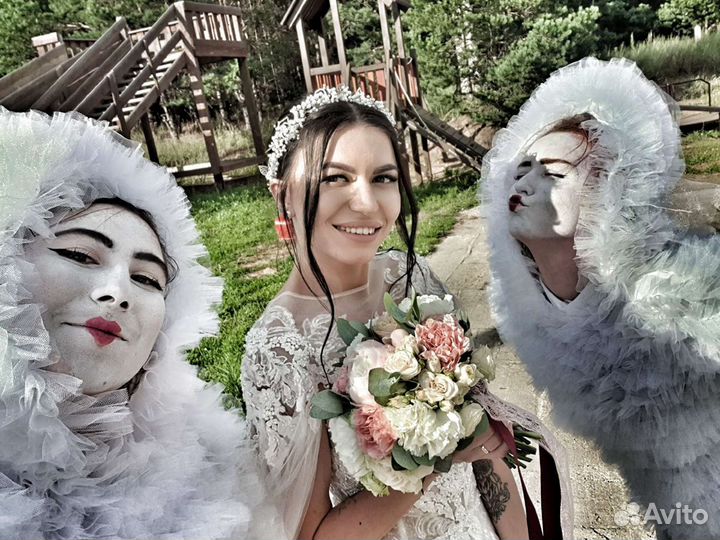 Огненное шоу Артисты на свадьбу / светодиодное шоу