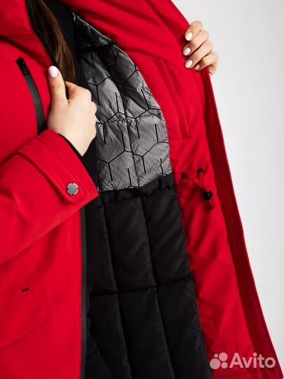 Пуховик парка зимний женский