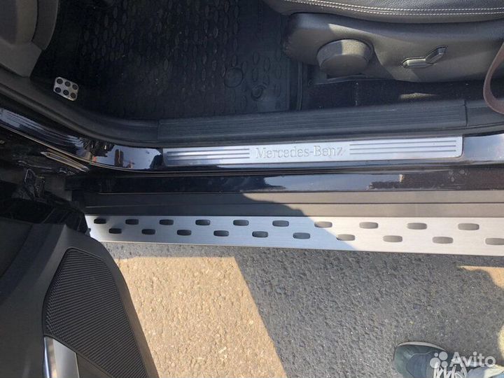 Боковые пороги OEM для Mercedes Benz GLK X204