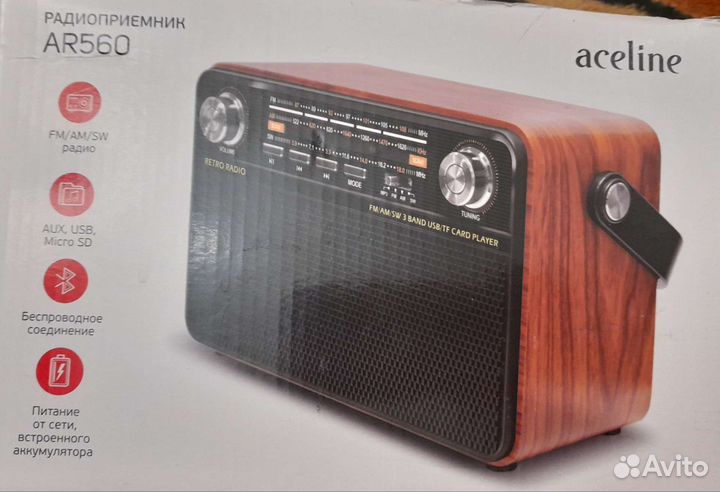 Новый радиоприемник Aceline AR560 USB Bluetooth