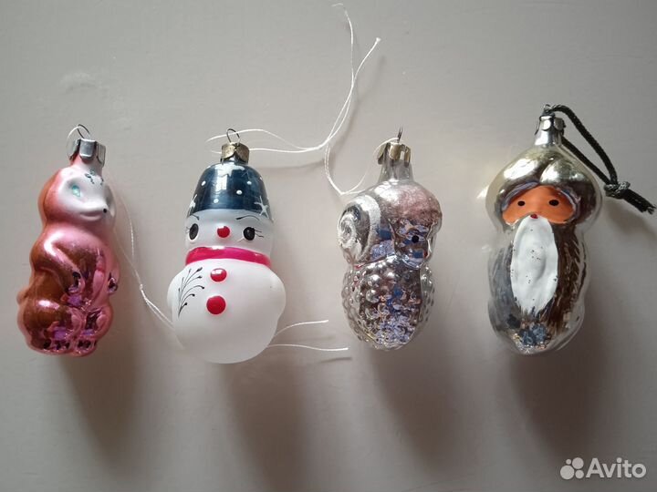 Елочные игрушки СССР