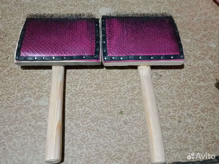 Кардерные чёски для расчёсывания шерсти и пуха