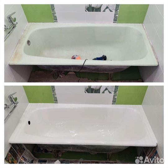 Реставрация ванн жидким акрилом