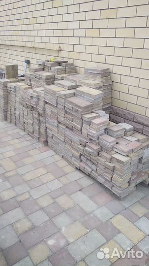 Тротуарная плитка бу