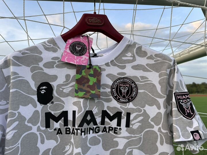 Футболка bape x inter miami