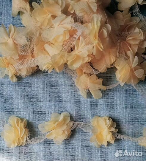 Шифоновые цветы