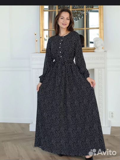 Платье в горошек