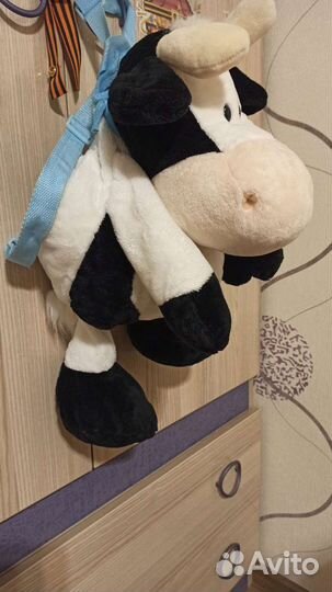 Рюкзак-игрушка бык новый