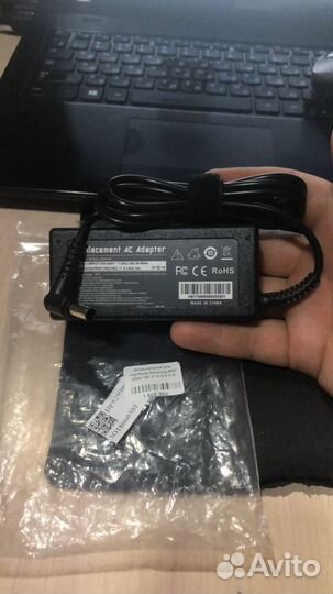 Блок питания для ноутбука 60W 19v 2.1a 6.5*44