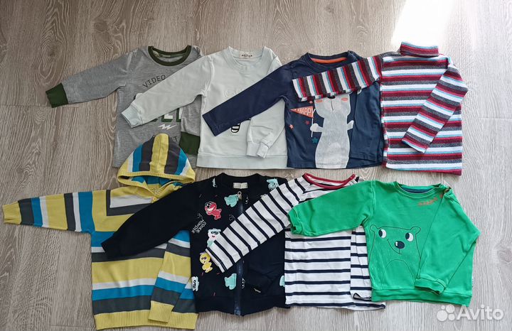 Детские вещи пакетом для мальчика 86 92
