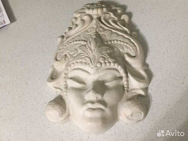Маска интерьерная из гипса