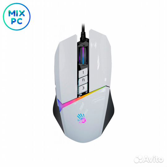 Мышь A4Tech Bloody W60 Max белый