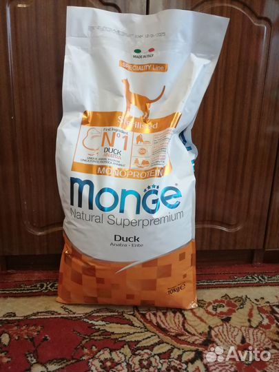 Сухой корм для кошек monge