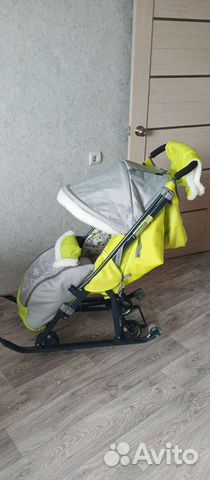 Санки коляска nika