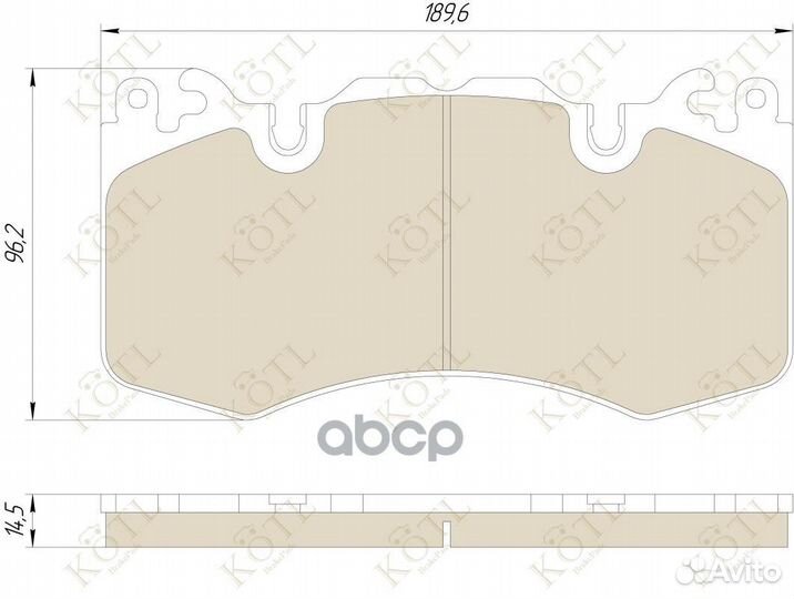 Колодки тормозные land rover discovery/range RO