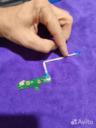 Плата кнопка включения Asus k53s +шлейф