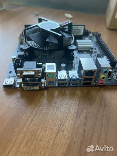 Плата сокет 1200 AsRock H510M + Core i3 10100