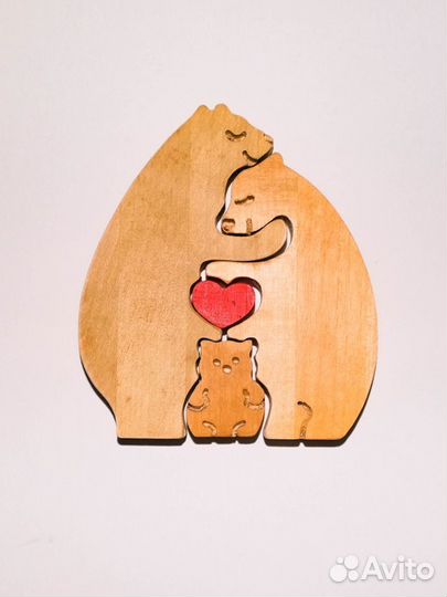 Пазлы деревянные для малышей