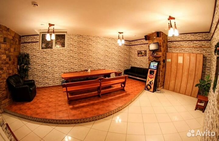 Баня сауна с бассейном