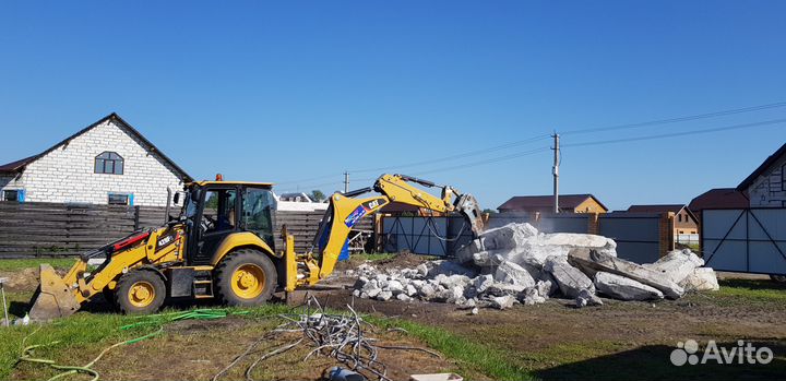 Услуги (заказ, аренда) экскаватора-погрузчика