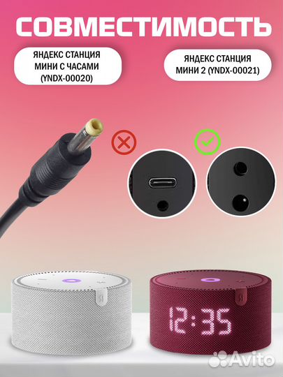 Блок питания для Алисы мини и мини 2