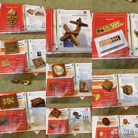 Головоломки деревянные deagostini