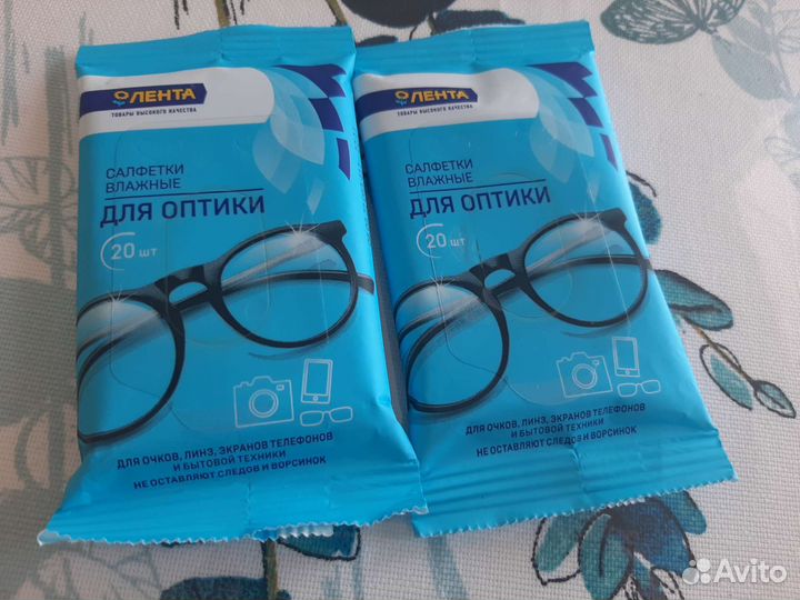 Влажные салфетки для оптики
