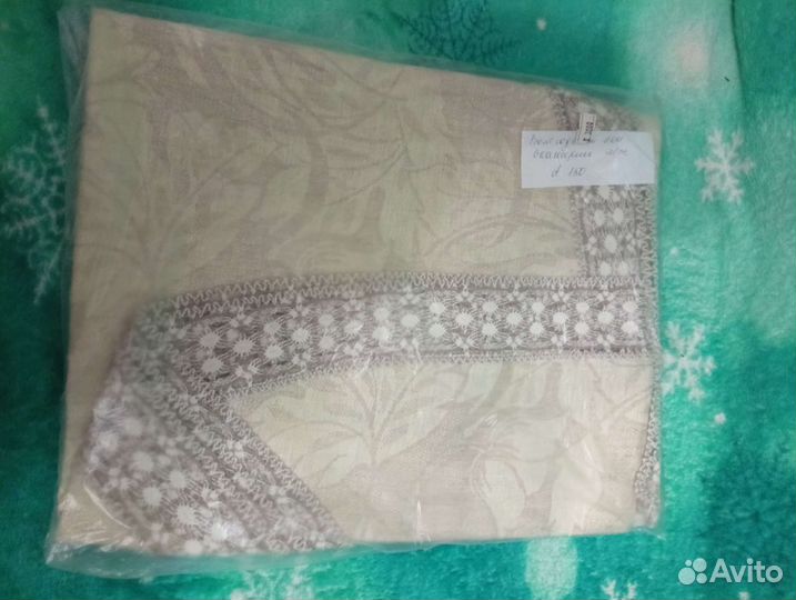 Скатерть льняная разного размера