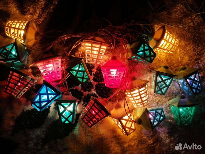 Елочная гирлянда электрогирлянда Колокольчик СССР