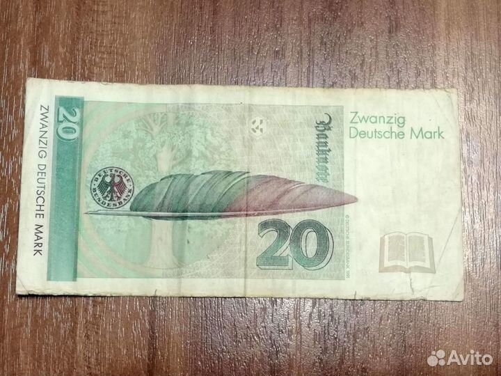 20 марок, Германия (фрг) 1991 (серия AG)