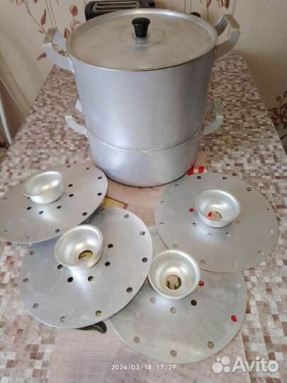 Мантоварка алюминиевая бу