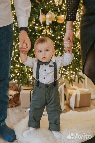 Комплект рубашка и брюки для мальчика на 1 год 80