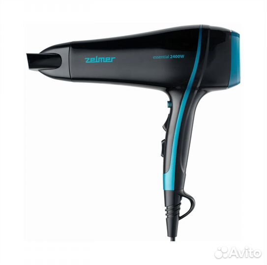 Фен Zelmer ZHD8350, черный, синий