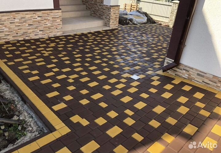 Укладка тротуарной плитки под ключ