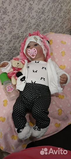 Кукла Реборн ручной работы девочка мягконабивная