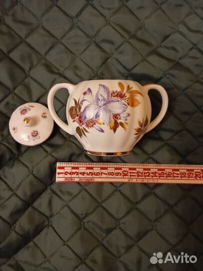 Сахарница винтаж Лфз