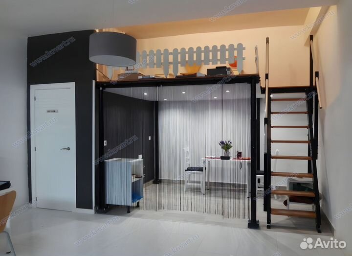 Лестницы. Антресольный этаж, системы и лестницы