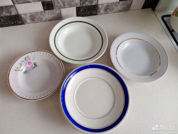 Тарелки разные ссср(ф-ка Калинина Конаково,Буди)