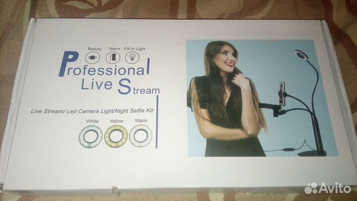 Держатель телефона,стрим, селфи, настольная лампа