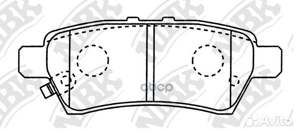 Колодки тормозные дисковые nissan pathfinder 2