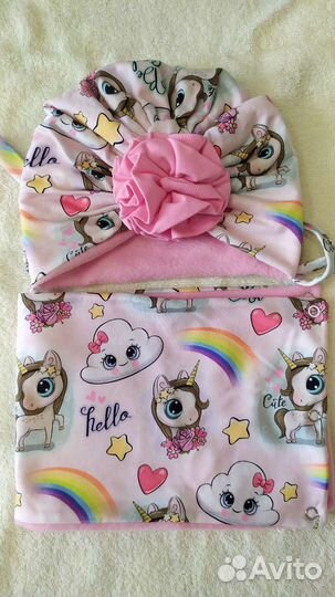 Шапочка со снудом в отличном состоянии