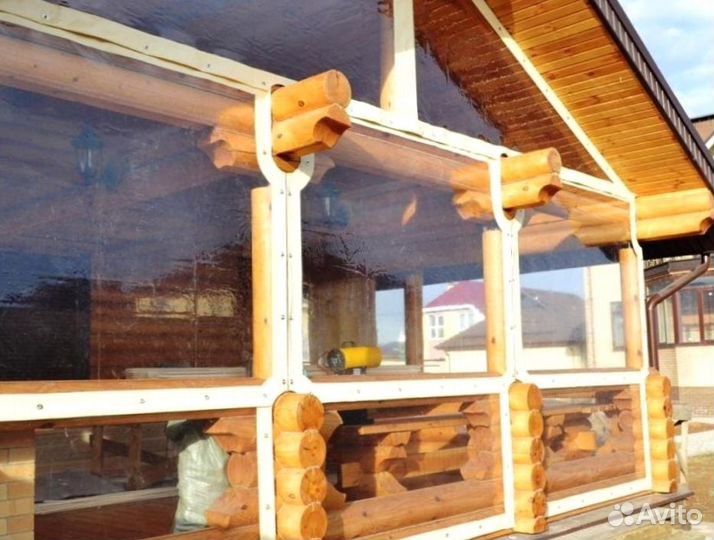 Мягкие пвх окна на беседку