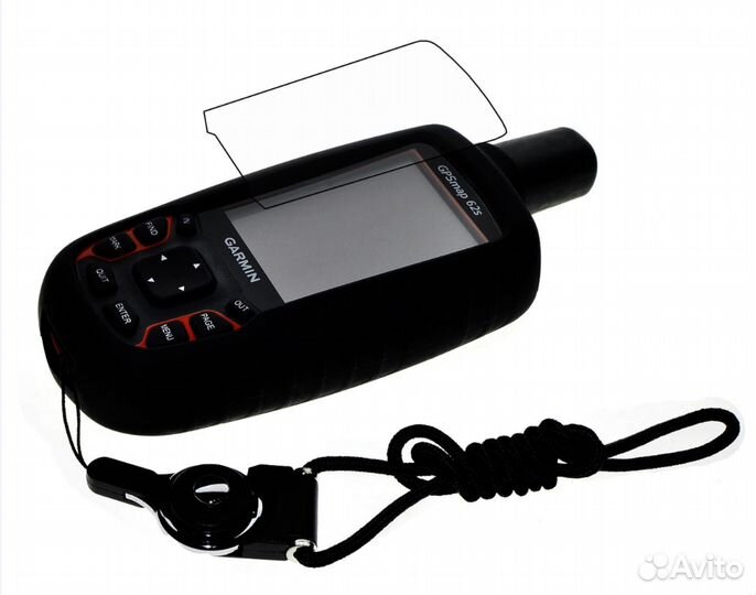 Защитный чехол, пленка и шнур для Garmin gpsmap