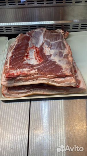Свежая домашняя свинина сало 5+