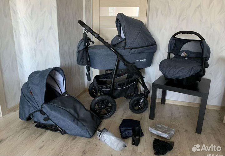 Коляска соник 3в1