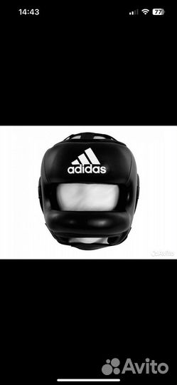 Боксерский шлем с бампером Adidas