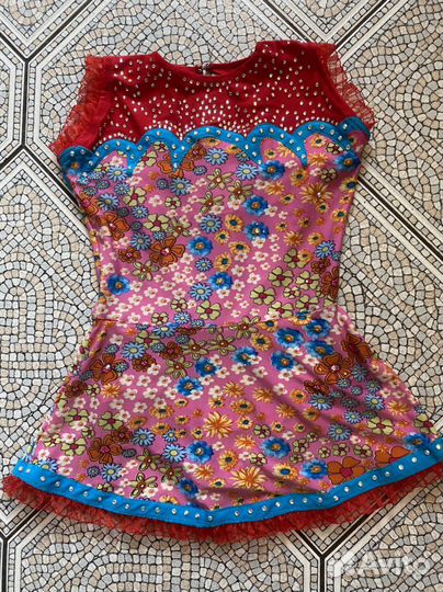 Купальник для гимнастики/акробатики нарядный бу