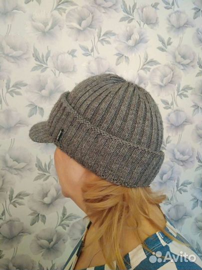 Шапка вязаная каноэ унисекс