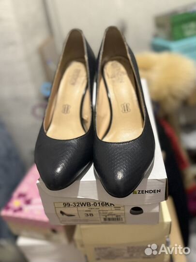Туфли женские, натуральная кожа, Zenden, р. 38